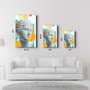 Wallity Pintura Decorativa de Vidrio Templado Multicolor 46 x 72 cm